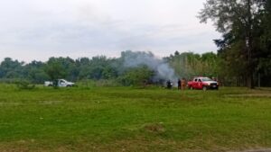Un incendio de basura en un cañaveral demandó dos intervenciones de Bomberos