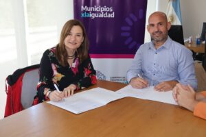 Baradero recibió a la ministra Estela Díaz y firmó su adhesión al Programa Municipios por la Igualdad