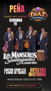 Se viene una peña con Los Manseros Santiagueños