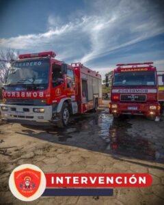 Bomberos acudió a una vivienda alertados por un incendio