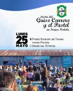 Todo listo para la Fiesta del Guiso Carrero y el Pastel en Ireneo Portela
