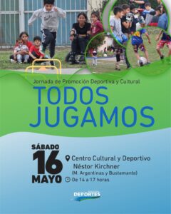 Jornada de Promoción Deportiva y Cultural “Todos Jugamos”