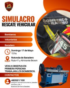 Bomberos llevará acabo un simulacro en La Rotonda
