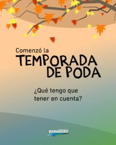 El Municipio de Baradero recuerda las recomendaciones y requisitos para la temporada de poda