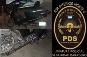 Secuestro de motocicleta por infracción de tránsito