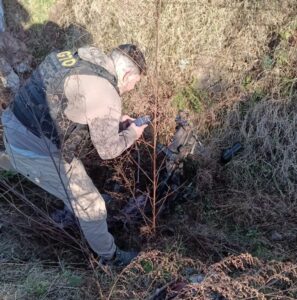 Encontraron dos cuadros de motos: uno de ellos con pedido de secuestro por robo