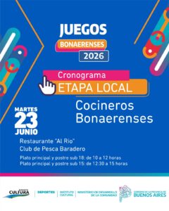Comienza la Etapa Local de Cultura de los Juegos Bonaerenses 2026