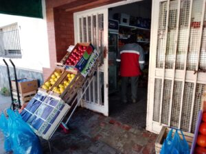 Robaron en una verdulería