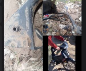 Encontraron el cuadro de una moto robada hace unos días: “lamentablemente es mía”