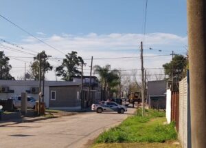 “La grúa estaba bajando tanques en la ex – Germaíz”
