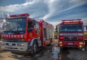 “Se había prendido fuego un galpón; fue pérdida total”