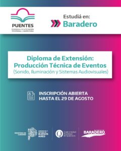 Producción Técnica de Eventos: el Centro Universitario suma una nueva propuesta de formación