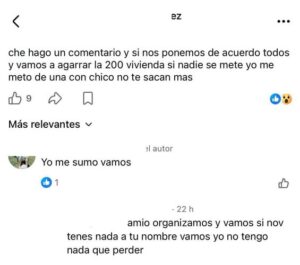 Habló el hombre que publicó en redes el mensaje de ir a usurpar las 207 viviendas