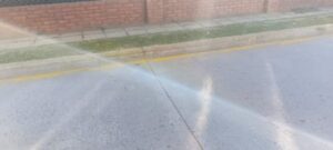 Un polvo amarillo cubrió las viviendas linderas a Ingrear