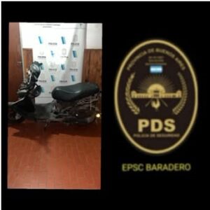Completamente desmantelada: así encontraron una de las motos robada esta semana