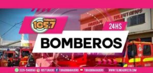 Bomberos tuvo tres intervenciones el domingo: uno de los llamados era una falsa alarma